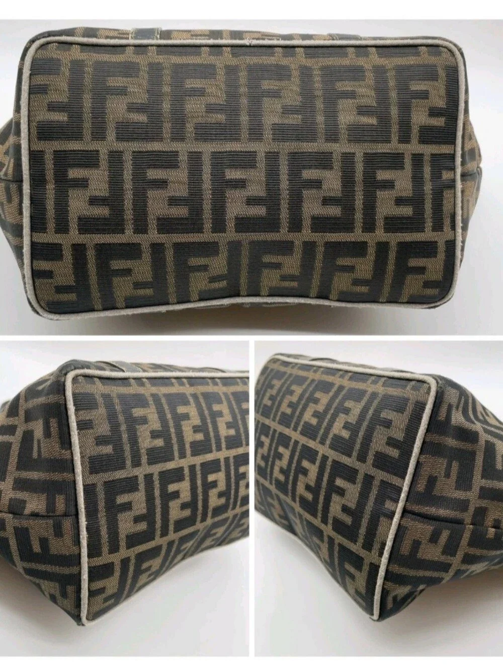 Vintage Fendi Zucca 2-Piece Set – Iconic FF Monogram Totes